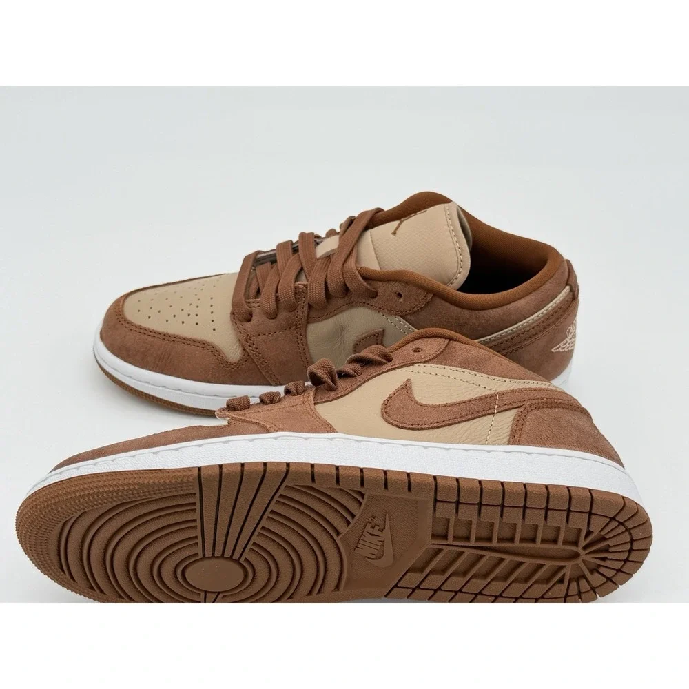 Women's Size 8 - Nike Jordan 1 Low Se Legend Coffee FJ3453-200 No Box Lid